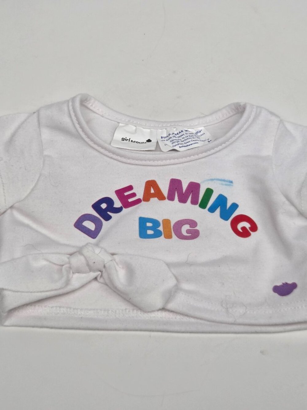 Build-A-Bear Girl Scout Dreaming Big Shirt